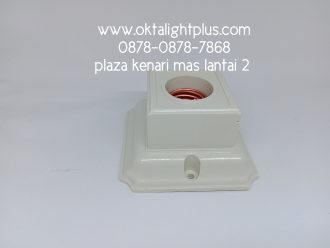 Fitting Lampu Plafon Broco Segi