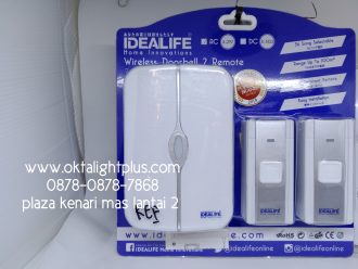Bel Rumah Wireless 2 Remote IDEALIFE