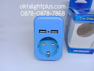 Stop kontak USB 1 Lubang 2 Port USB
